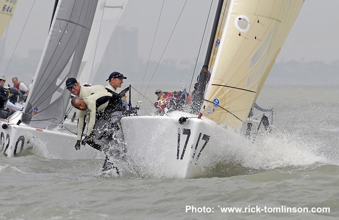 Melges 24 World Championships Corpus Christi, Texas.<br />
Day 5 Friday , May 20, 2 races sailed in 17-22 knots. ©  Rick Tomlinson http://www.rick-tomlinson.com