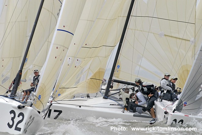 Melges 24 World Championships Corpus Christi, Texas.<br />
Day 5 Friday , May 20, 2 races sailed in 17-22 knots.<br />
 ©  Rick Tomlinson http://www.rick-tomlinson.com