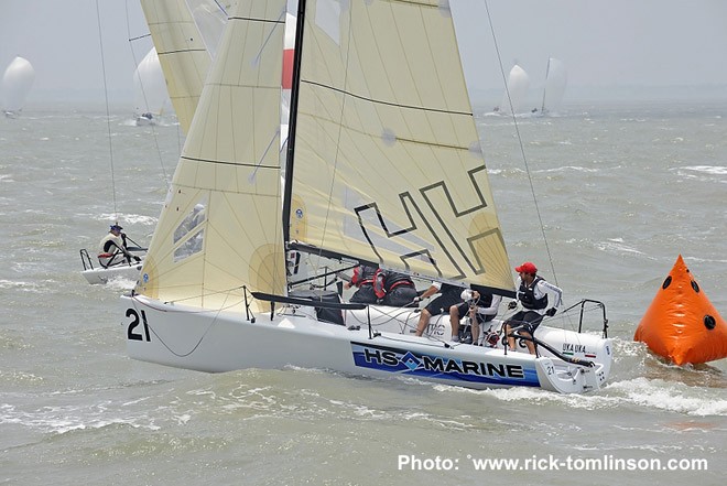 Melges 24 World Championships Corpus Christi, Texas.<br />
Day 5 Friday , May 20, 2 races sailed in 17-22 knots. ©  Rick Tomlinson http://www.rick-tomlinson.com