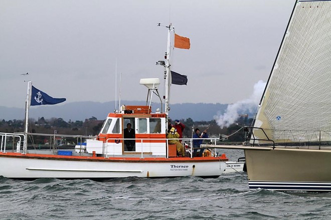 Victory for Kate Mitchell’s Goldfinger smells the gunsmoke in Div 1 - ORCV Winter Series, Melbourne, Victoria © Teri Dodds http://www.teridodds.com