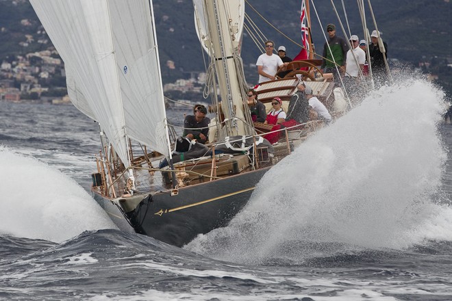 SHAMROCK V, Sail n: JK3, Class: J CLASS, Owner: SHAMROCK V Ltd - Portofino Rolex Trophy &copy;  Rolex / Carlo Borlenghi http://www.carloborlenghi.net