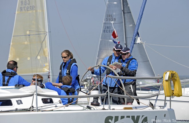 RORC Easter Challenge 2011 day one in the Solent ©  Rick Tomlinson http://www.rick-tomlinson.com