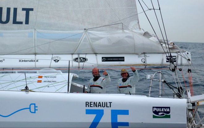Toño Piris and Pachi Rivero, Renault Z.E.  © Patrick Thierry / Barcelona World Race