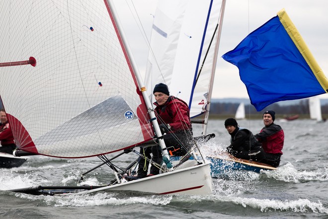 ENGLAND, London, Queen Mary Sailing Club. 8th January 2011. Bloody Mary pursuit race. © Ian Roman http://www.ianroman.com