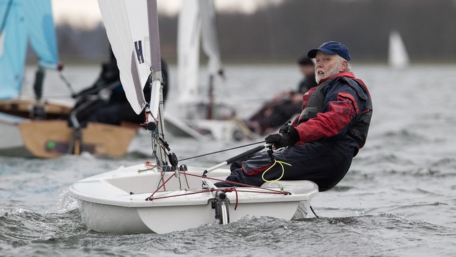 ENGLAND, London, Queen Mary Sailing Club. 8th January 2011. Bloody Mary pursuit race. © Ian Roman http://www.ianroman.com