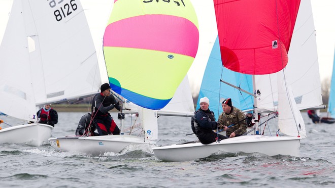 ENGLAND, London, Queen Mary Sailing Club. 8th January 2011. Bloody Mary pursuit race. © Ian Roman http://www.ianroman.com