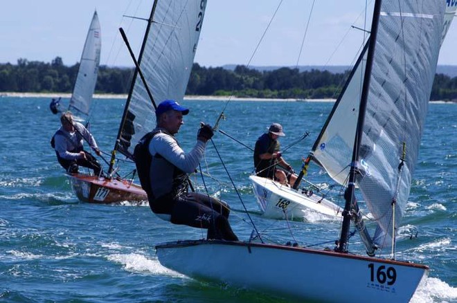 On your heels - Sail Sydney 2011 © Robin Evans