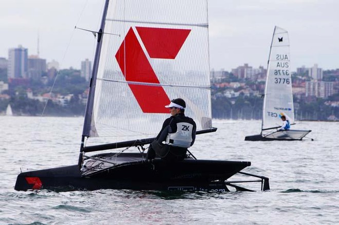 Scott Babbage ready to start. © Robin Evans