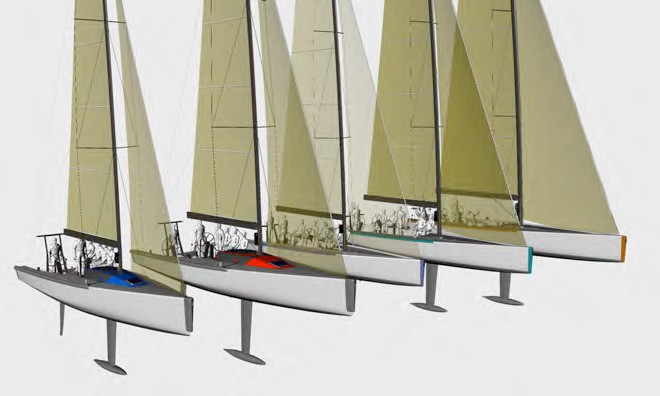 Quantum Leap 2011 WMRT Approved Boat Design © World Match Racing Tour . http://www.wmrt.com