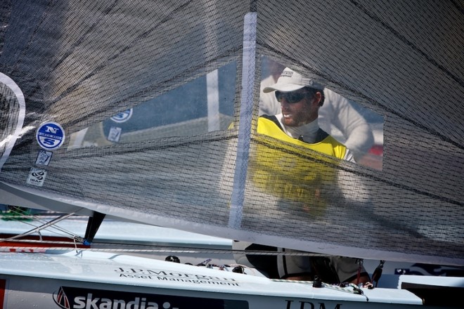 Ben Ainslie - Medal Race - Princess Sofia Trophy, ISAF World Cup, Plama, Spain ©  Jesus Renedo http://www.sailingstock.com