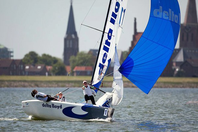 Team Echegoyen (ESP) Women’s Match Racing Day 2 - Delta Lloyd Regatta 2011 © Sander van der Borch http://www.sandervanderborch.com