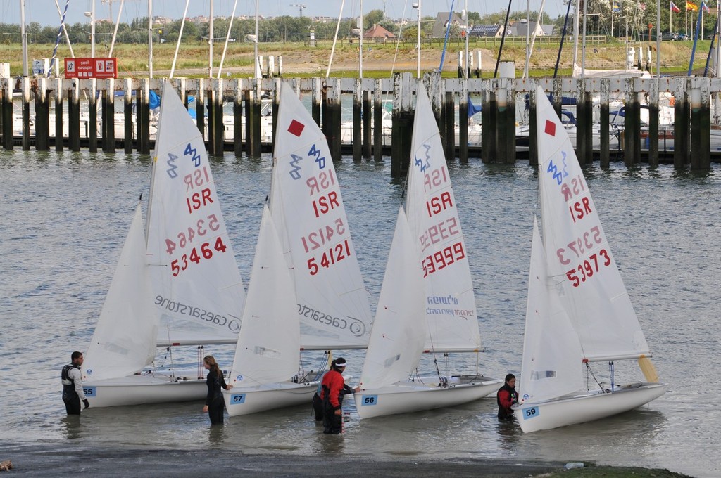 Israel 420 Team Lineup - 2011 420 Junior European Championships &copy; Christophe Favreau http://christophefavreau.photoshelter.com/