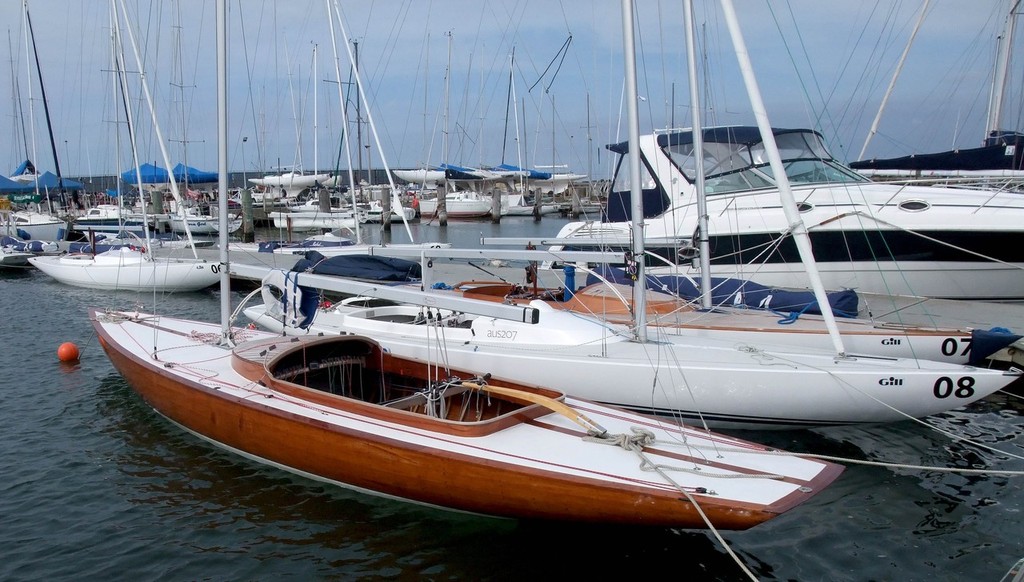 Galejan II from Sweden is one of the classics out competing in the races. - Dragon World Championships &copy;  John Curnow