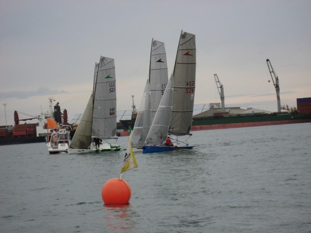 Start of the last race in light winds - 2011 Sanders Cup photo copyright Antje Muller taken at  and featuring the  class