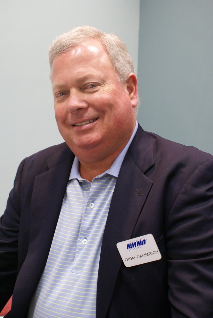 Thom Dammrich, affable NMMA President, has now clocked up 11-years at the helm. photo copyright Bob Wonders taken at  and featuring the  class