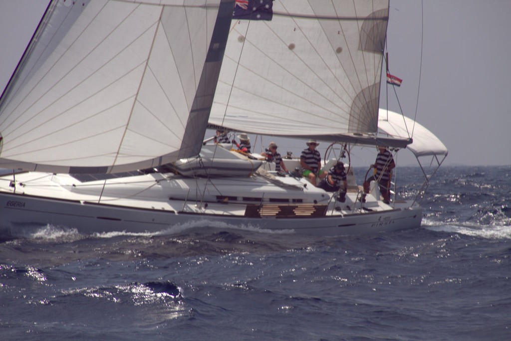 Strong breeze for a fast 17 mile crossing - Croatia One Design Yacht Rally © Maggie Joyce - Mariner Boating Holidays http://www.marinerboating.com.au