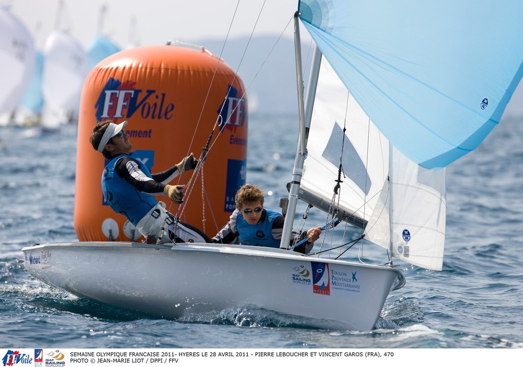 Pierre Leboucher and Vincent Garos (FRA) 470 - Semaine Olympique Francaise 2011 © Jean-Marie Liot