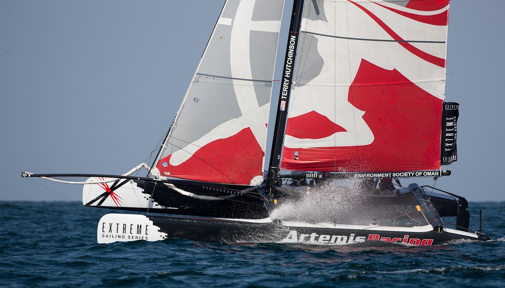 Practice day, 19th of February. Extreme Sailing Series, Act 1, Muscat, Oman (22 - 24 Februari 2011) © Sander van der Borch / Artemis Racin - Artemis Racing © Sander van der Borch / Artemis Racing http://www.sandervanderborch.com