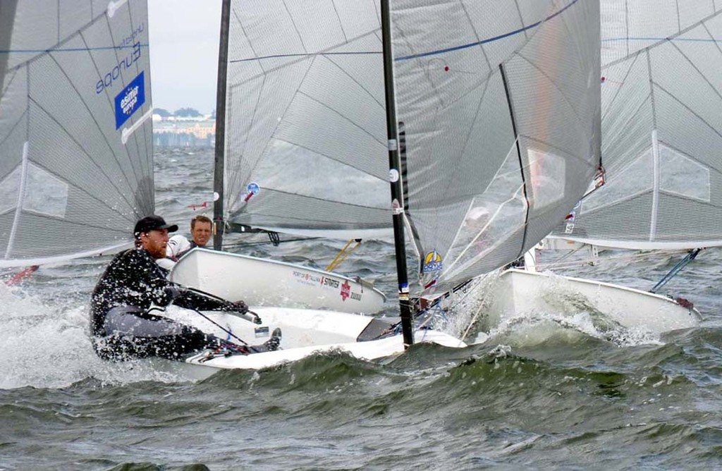 Bjorn Allansson: Finn Race 8 - Finn Europeans 2011 © Robert Deaves/Finn Class http://www.finnclass.org