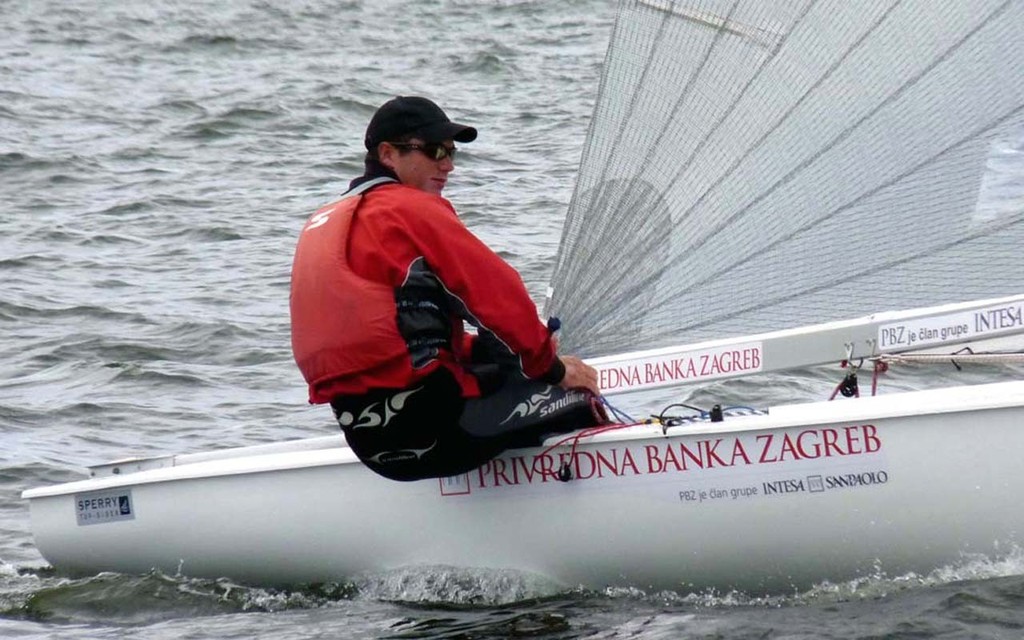 Kljakovic Gaspic in Race 9 of the Finn Europeans 2011 © Robert Deaves/Finn Class http://www.finnclass.org