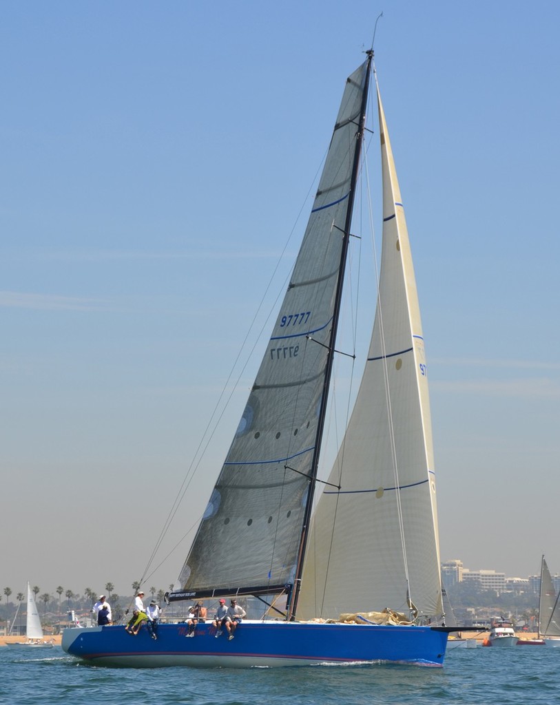 Bob Lane’s Medicine Man at the start of the 2011 Newport to Ensenada race. © Tony Di Pietra