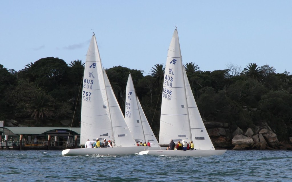 Etchells Group off Cremorne Point photo copyright David Brittain taken at  and featuring the  class