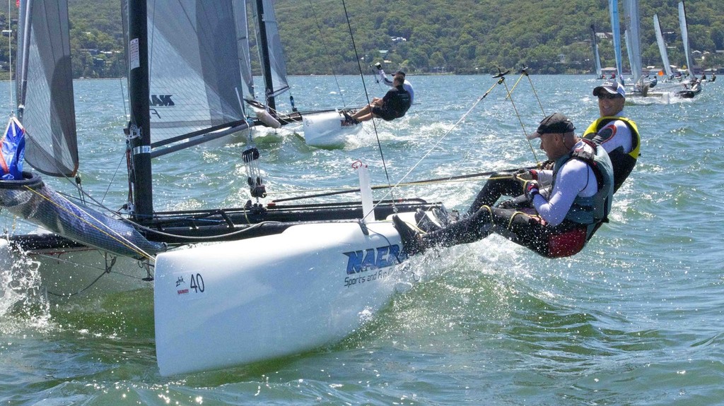 David Jorgensen and Neil Moxham - Day 2 - Australian F18 Catamaran National Championships 2011 © Lulu Roseman