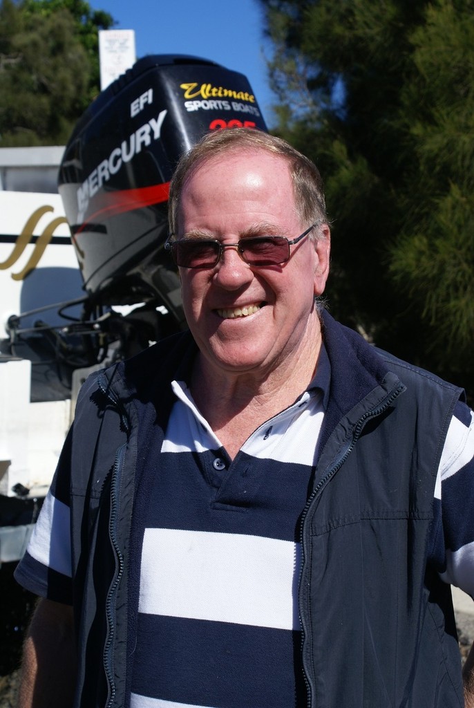 Trevor Payne, the man 'thinking outside the square' and designer of the Sea Ski. - Sea Ski photo copyright Bob Wonders taken at  and featuring the  class