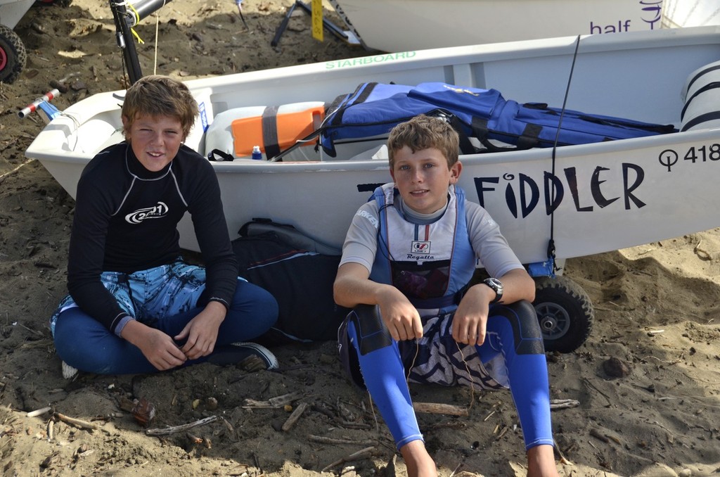Waiting... 2011 Toyota Optimist Nationals, Wakatere, Day 1 © Christine Hansen