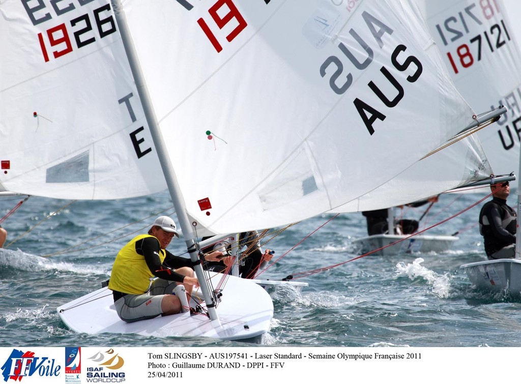 Tom Slingsby (AUS197541) Laser Standard - Semaine Olympique Francais 2011 ©  G.Durand et JM Liot/DPPI/FFVoile