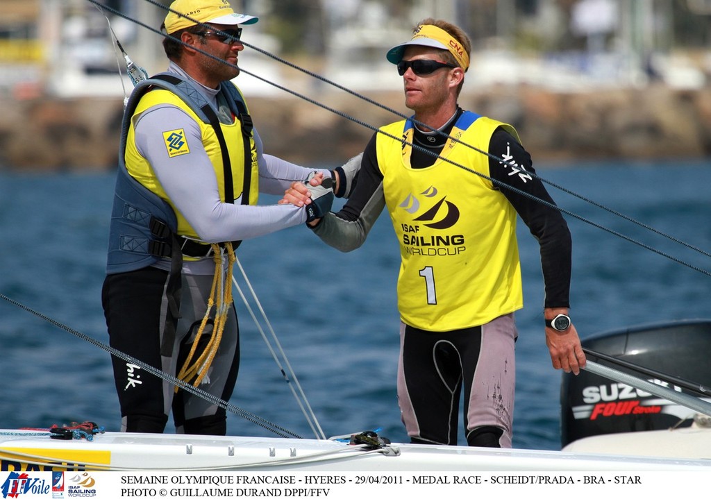 (Medal Race) Scheidt/Prada (BRA) Star - Semaine Olympique Francais 2011 ©  Guillaume Durand