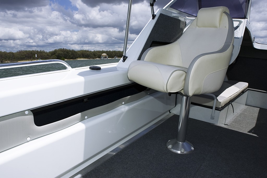 Clever storage solutions and nice clean lines for fishing photo copyright Ebany Draper Telwater taken at  and featuring the  class