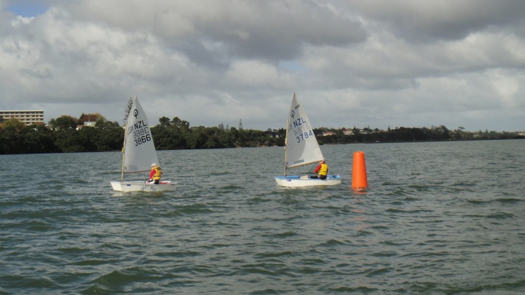 Finn ahead of Oscar - PCSC Autumn Series Day #1 © David Budgett