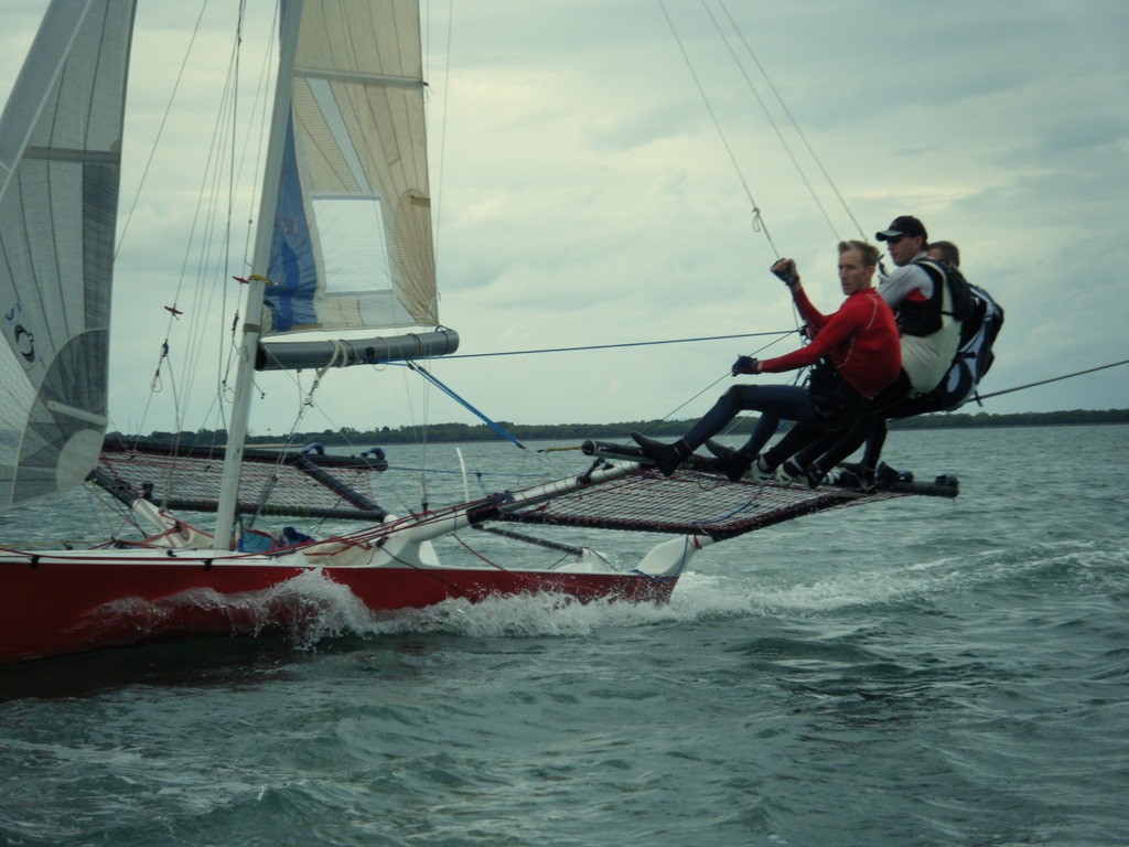 Bulimba Firetruck - 2011 Queensland 18ft Skiff Championships © Mark Graveson