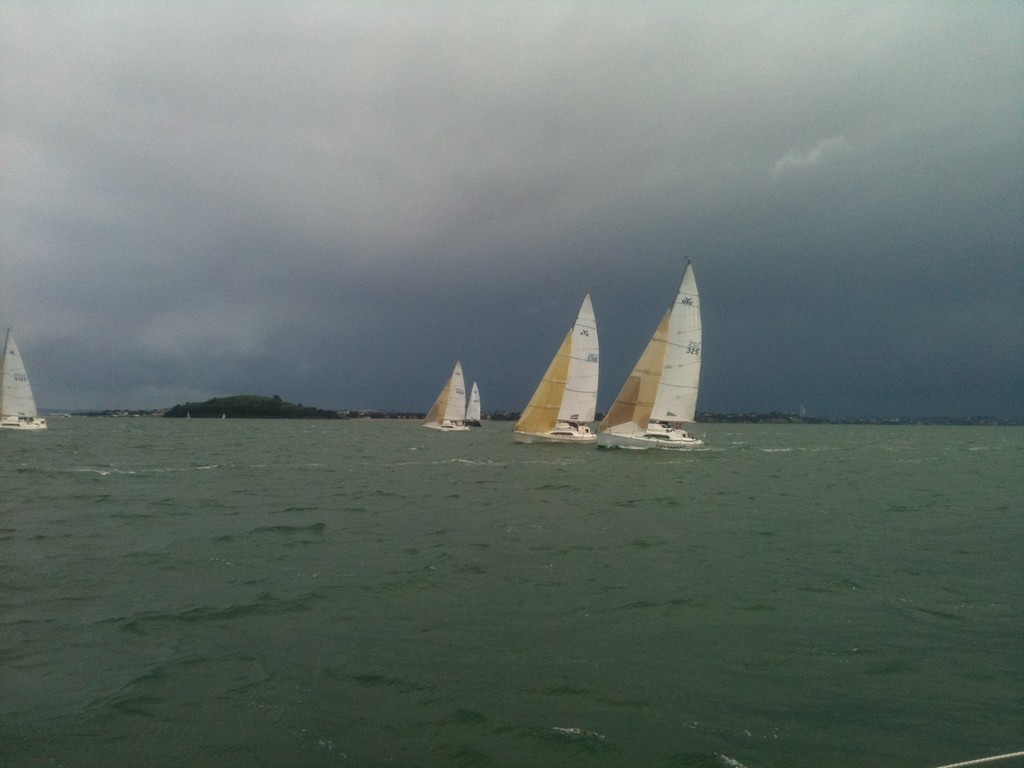 The calm before the storm - SLAM Young 88 Two Handed Champs © Rick Hackett