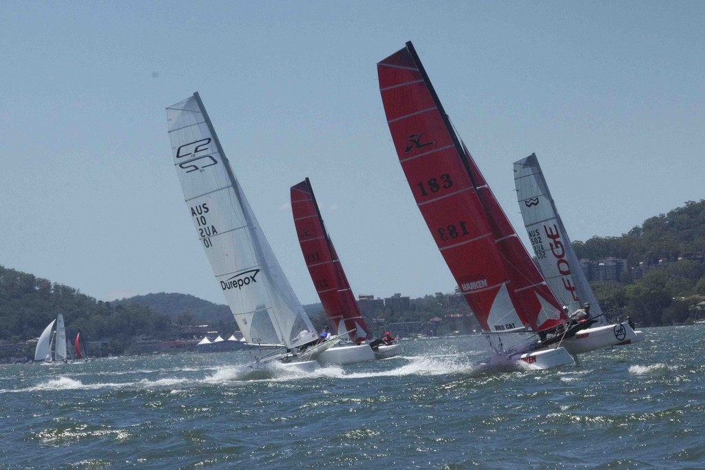 Day 2 - Australian F18 Catamaran National Championships 2011 © Lulu Roseman