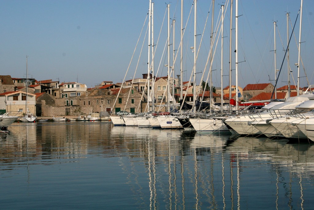 Moored in Tribunj - Kornati Yacht Rally photo copyright Maggie Joyce taken at  and featuring the  class
