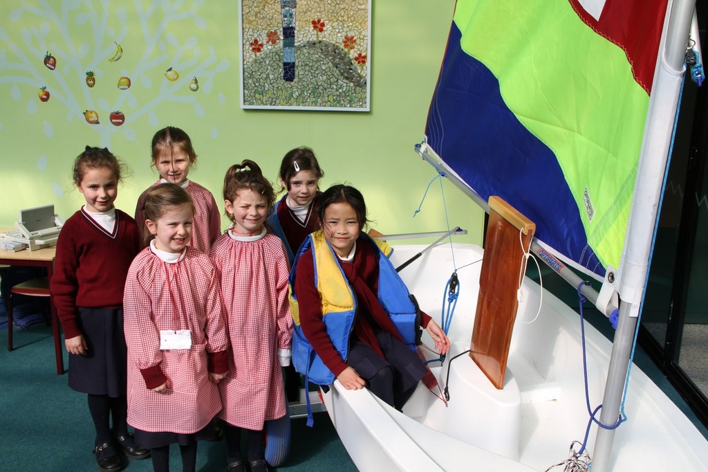 Collegiate Students checking out the boats they will be sailing - Collegiate © Richard Scarr