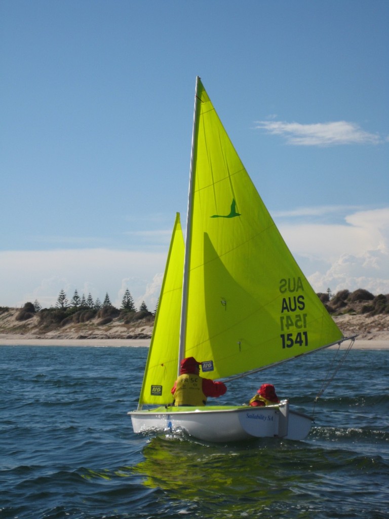 Special Olympics Australia Sailing athletes enjoying Adelaide Waters in the 2010 competition - 2010 Sailability competition at IX National Special Olympics Australia Games © Alex McNeilly