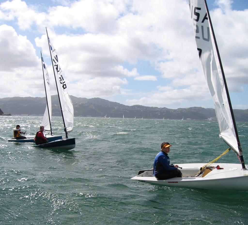 Lining up for the start - Europe Class 2011 New Zealand Championships © Bryn Heveldt
