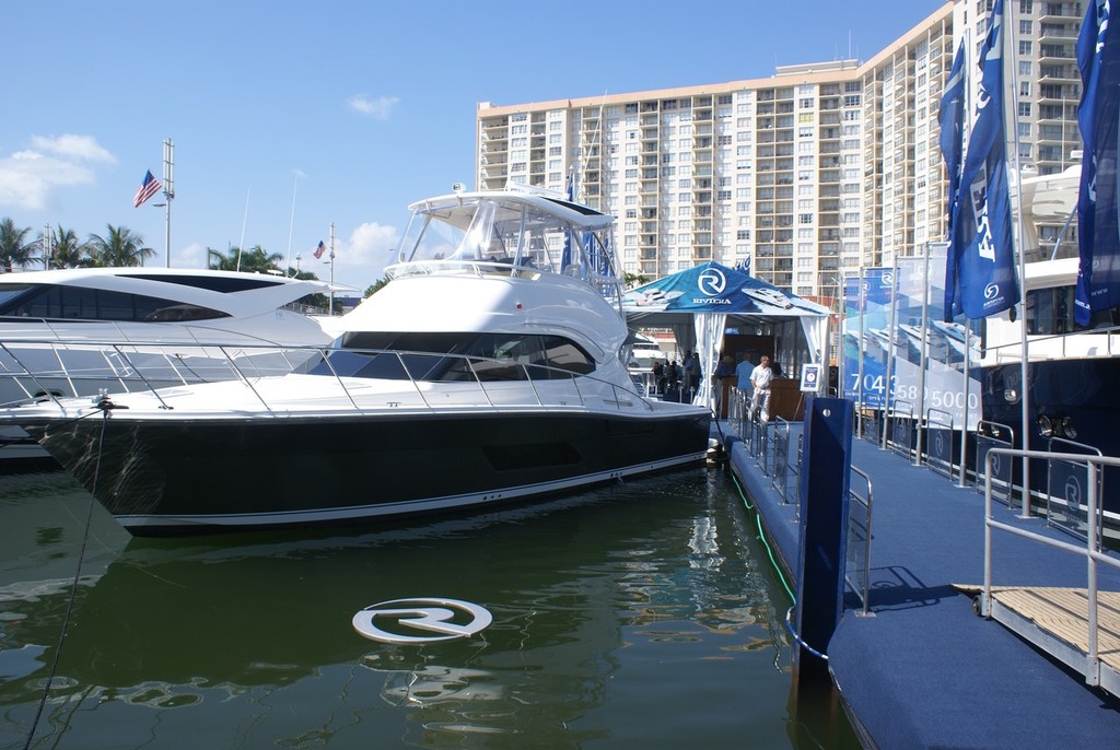 Entry to the impressive Riviera display. photo copyright Bob Wonders taken at  and featuring the  class