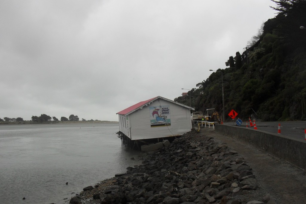 Before demolition 18 June 2011 - Christchurch Yacht club © Nick Richardson