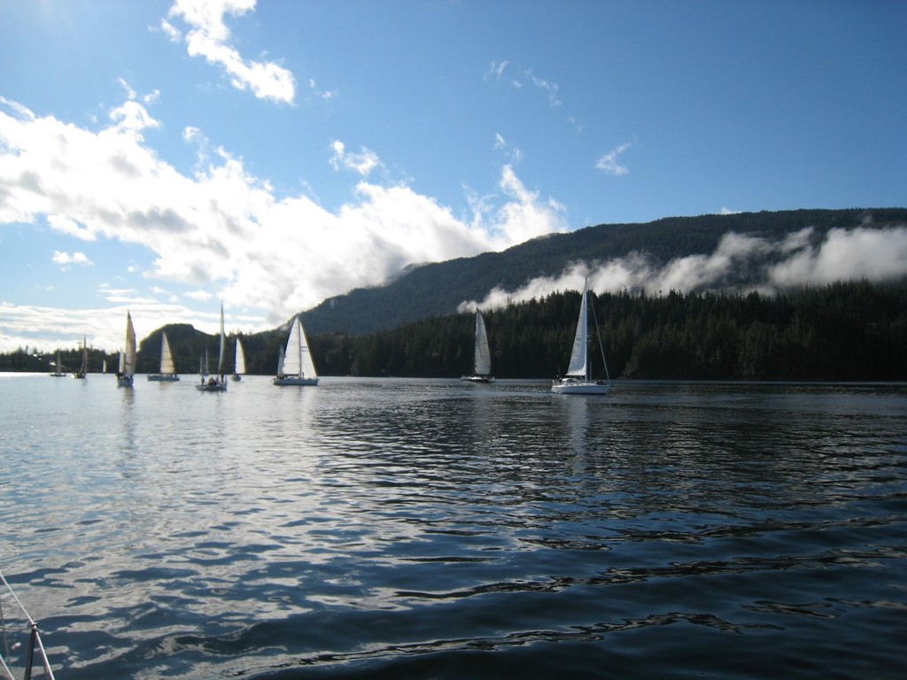 Searching for the breeze while racing to Telegrapgh Cove in the 2007 Van Isle 360 - 2007 Van Isle 360 © David Schmidt