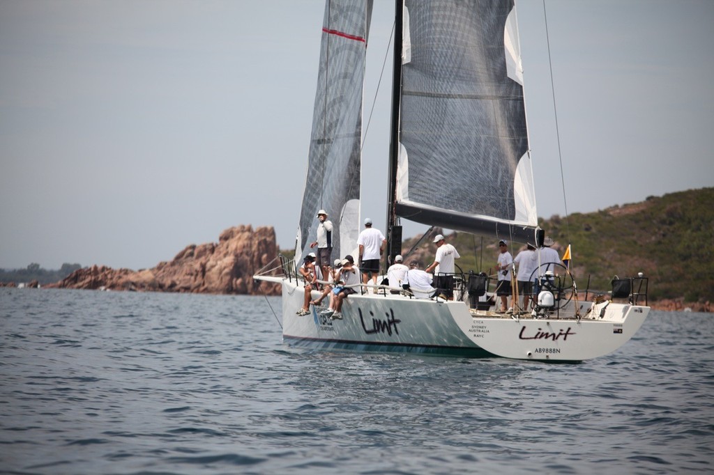 Alan Brierty's Limit ghosting up to Castle Rock on the way home.  She ran out of breeze moments later. - Geographe Bay Race Week 2011 © Bernie Kaaks - copyright