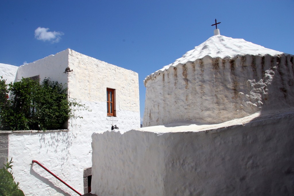 Traditional buildings gleam with fresh whitewash - The Aegean Rally 2012 photo copyright Maggie Joyce - Mariner Boating Holidays http://www.marinerboating.com.au taken at  and featuring the  class