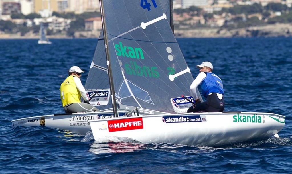 Day four for the Finn Class at the Trofeo SAR Princesa Sofia © Nico Martinez http://www.nicomartinez.com