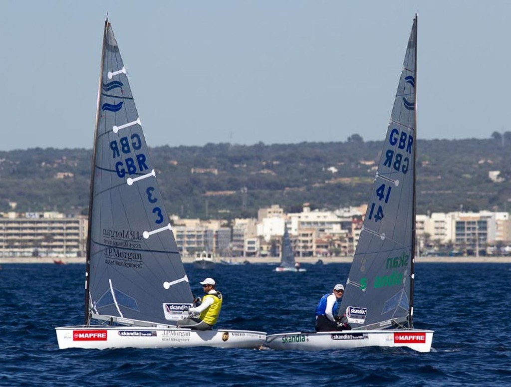 Day four for the Finn Class at the Trofeo SAR Princesa Sofia © Nico Martinez http://www.nicomartinez.com