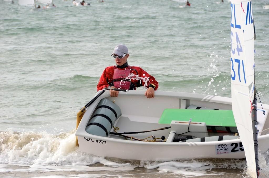 Trent Rippey - 2011 Toyota Optimist NZ Nationals, Wakatere Boating Club © Christine Hansen