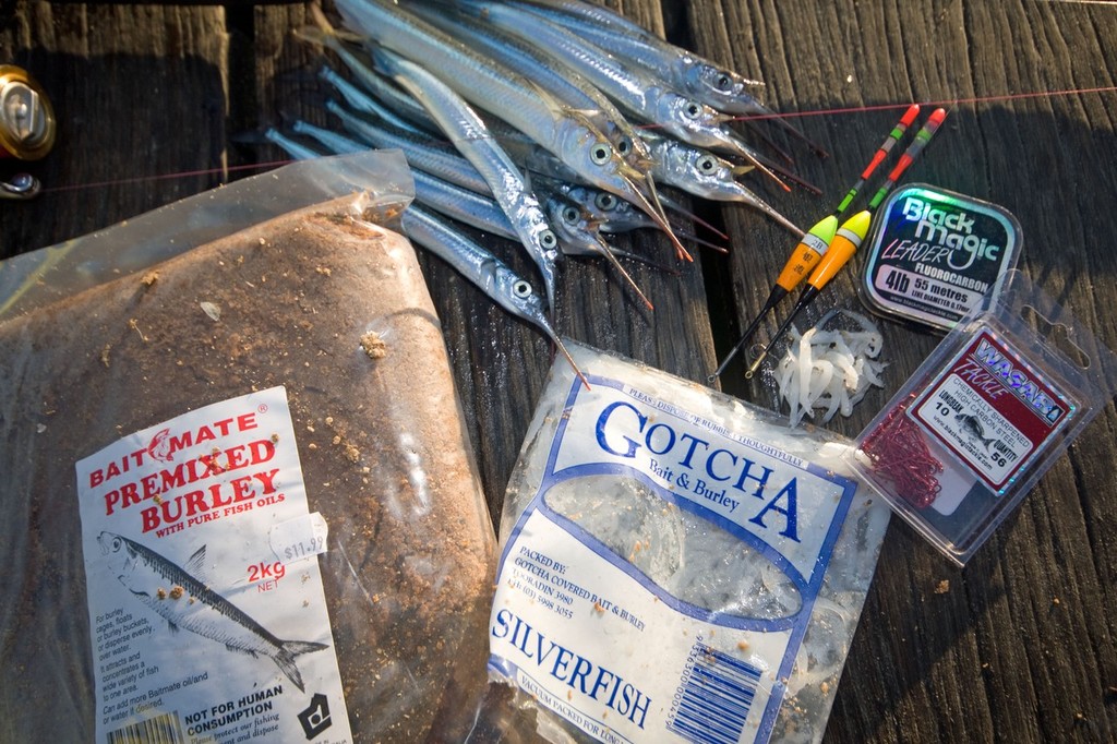 When targeting garfish, make sure you have all the necessary tackle including berley. © Jarrod Day
