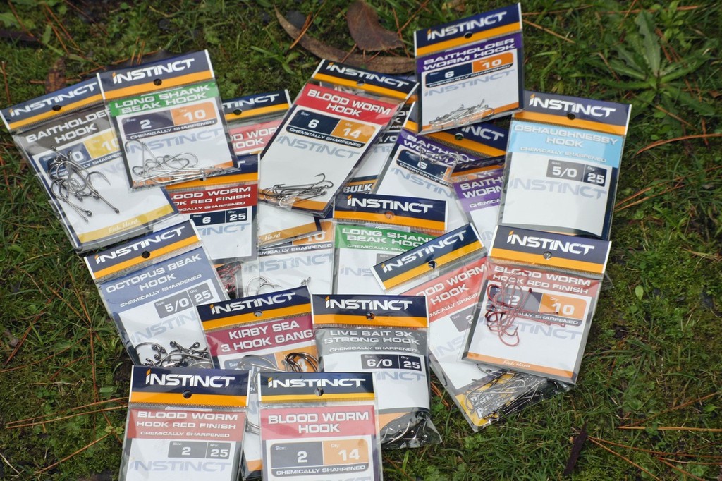 Instinct Branded hooks are a newcomer to the industry but have been widely accepted throughout tackle stores - Hooks, The Definitive Point © Jarrod Day